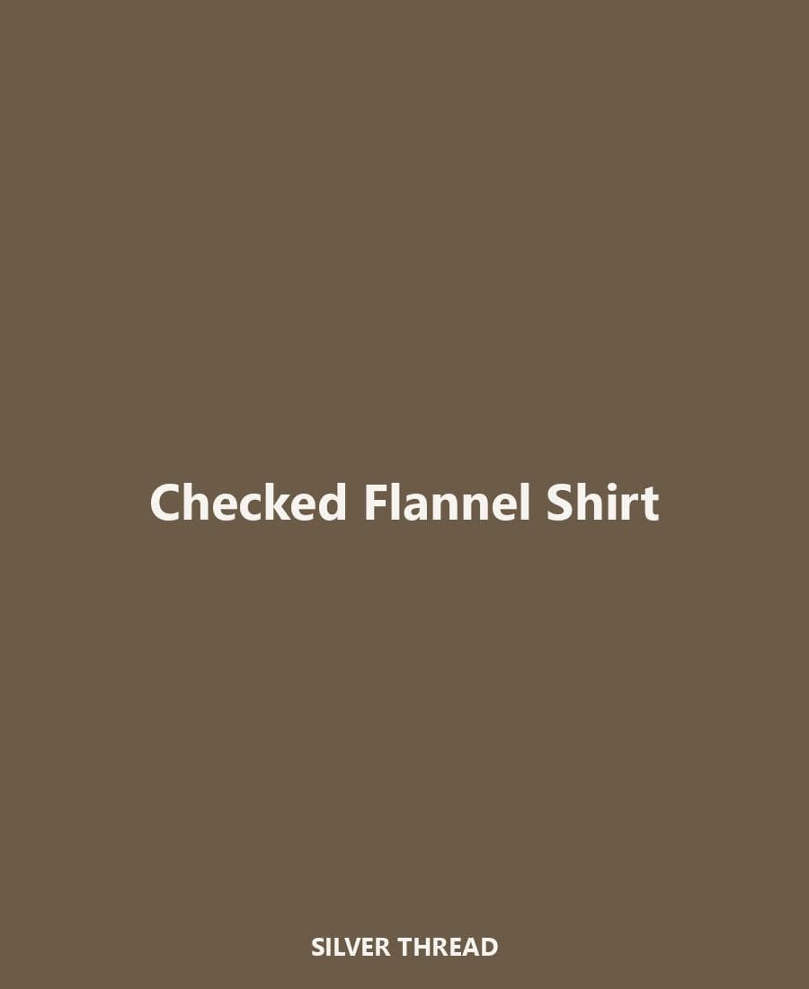 Checked Flannel Shirt