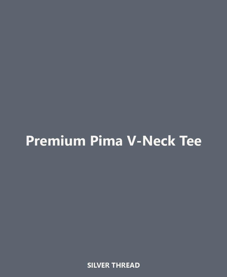 Premium Pima V-Neck Tee