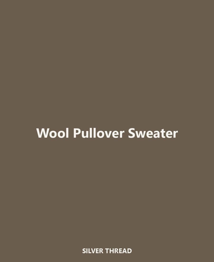 Wool Pullover Sweater